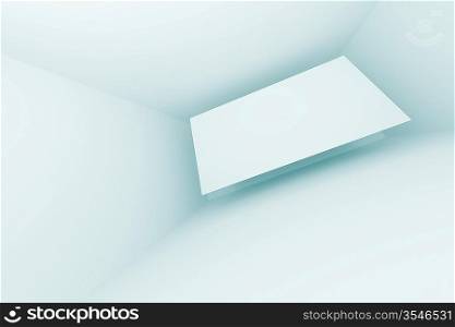 3d Illustration of Blue Abstract Screen Background