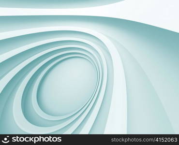 3d Illustration of Blue Architecture Background or Wallpaper