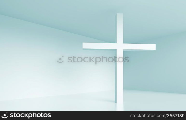 3d Illustration of Christian Cross