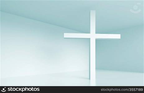 3d Illustration of Christian Cross
