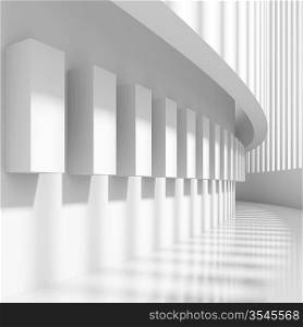 3d Illustration of Conceptual Architecture Design