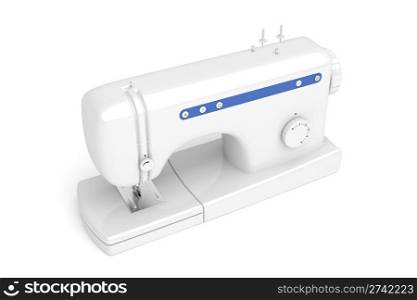 3d illustration of domestic sewing machine