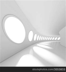 3d Illustration of Futuristic Architecture Background