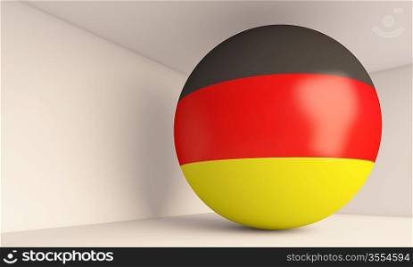 3d Illustration of Germany Flag Concept