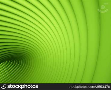 3d Illustration of Green Abstract Background
