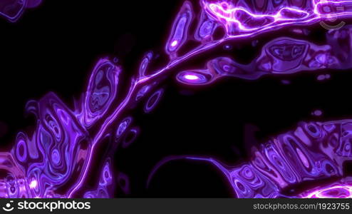 3d illustration of liquid abstract organic form