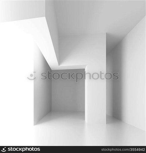 3d Illustration of Modern Architecture Background