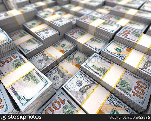3d illustration of money background