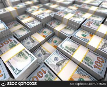 3d illustration of money background