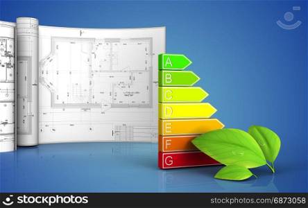 3d illustration of power ranks with drawings over blue background. 3d of power ranks