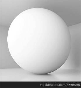 3d Illustration of Sphere Background
