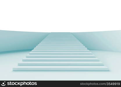 3d Illustration of Staircase Background or Wallpaper