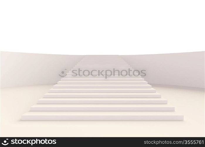 3d Illustration of Staircase Background or Wallpaper