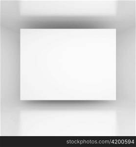 3d Illustration of White Abstract Background