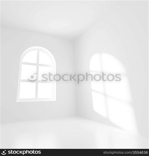 3d Illustration of Window Background or Wallpaper