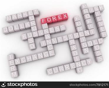 3d image Forex - foreign exchange currency trading cloud background