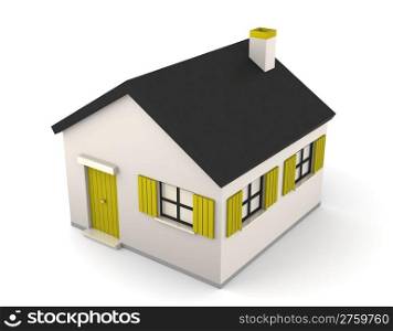 3D image of residential structure