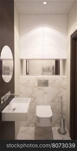 3d interior design bathroom