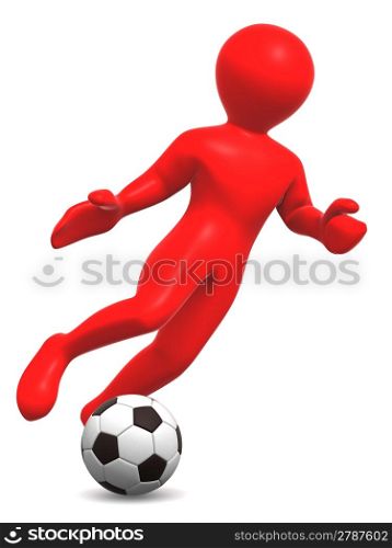 3d man with football