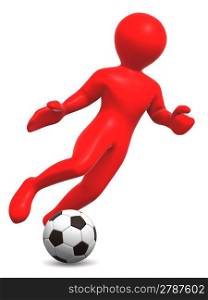 3d man with football