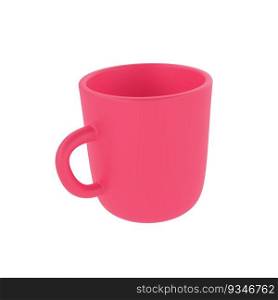 3d photo realistic red cup icon mockup rendering. Design Template for Mock Up. ceramic clean mug with a matte effect isolated on white background with clipping path.. 3d photo realistic red cup icon mockup rendering. Design Template for Mock Up. ceramic clean mug with a matte effect isolated on white background with clipping path