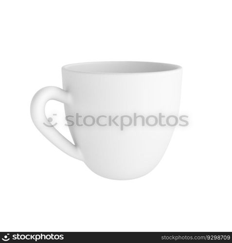 3d photo realistic white cup icon mockup rendering. Design Template for Mock Up. ceramic clean white mug with a matte effect isolated on white background with clipping path.. 3d photo realistic white cup icon mockup rendering. Design Template for Mock Up. ceramic clean white mug with a matte effect isolated on white background with clipping path