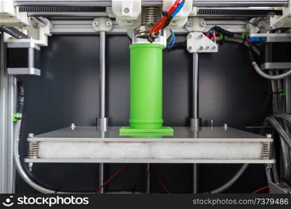 3d printing with light green filament.. 3d printing with light green filament