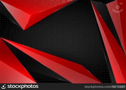 3D Red abstract background and modern design