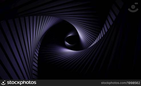 3D Render Abstract background endless flight in futuristic metal corridor, hyperspace tunnel. Stylish modern future background. 3D Render Abstract background endless flight in futuristic metal corridor, hyperspace tunnel