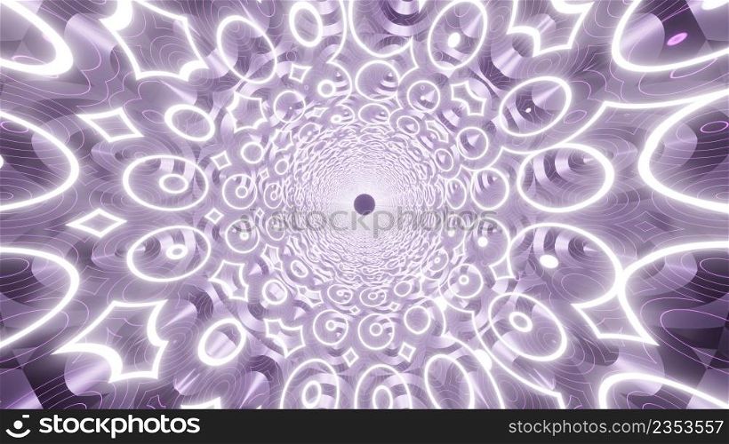 3D Render. Abstract futuristic geometric shapes background. Beautiful Relaxing Stylish Trippy Psychedelic Modern background, screensaver. 3D Render. Abstract futuristic geometric shapes background