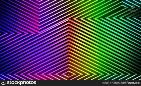 3d Render Abstract gradient background of multicolored lines. Colorful geometric background.. 3d Render Abstract gradient background of multicolored lines. Colorful geometric background