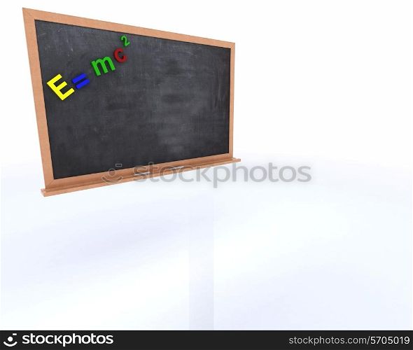 3D Render of a Chalkboard with magnetic letters 3D Render of a Chalkboard with magnetic letters