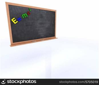 3D Render of a Chalkboard with magnetic letters 3D Render of a Chalkboard with magnetic letters