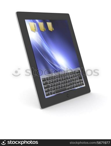 3D Render of a Tablet PC