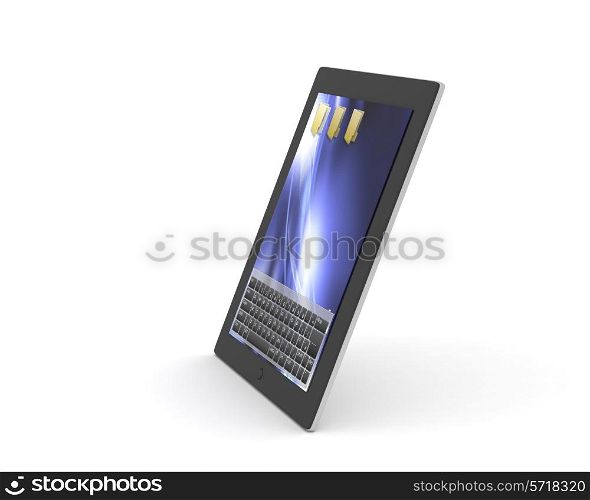 3D Render of a Tablet PC