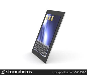 3D Render of a Tablet PC