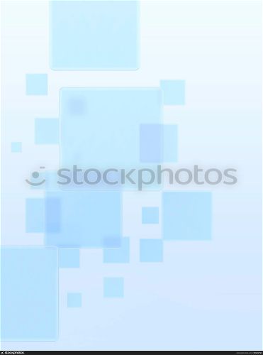 3D render of abstract blue squares on gradient background