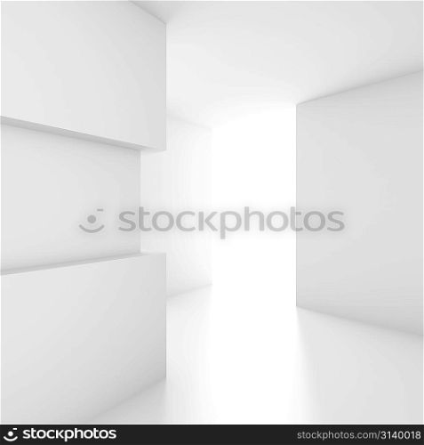 3d Render of Abstract Interior Design