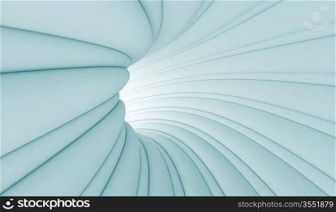 3d Render of Abstract Tunnel
