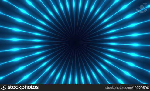 3d render of fractal rays with glowing point lights. Computer generated abstract background. Kaleidoscope with flashing flood lights. 3d render of fractal rays with glowing impulse lights. Computer generated abstract backdrop. Kaleidoscope with flashing flood lights