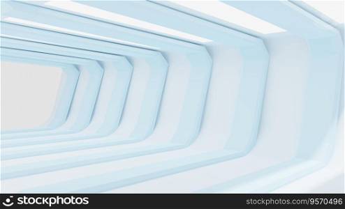 3d render podium  for product in empty display background, abstract geometric shapes background, modern empty showcase