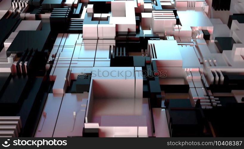 3d render technology background. Abstract geometry surface, computer generated.. 3d render technology background. Abstract geometry surface, computer generated