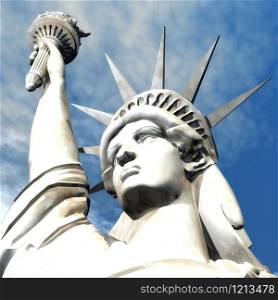3D Rendering, 3D Illustration of the Statue of Liberty