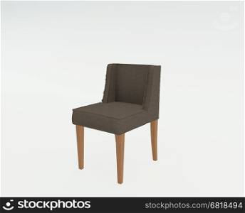 3d rendering a chair