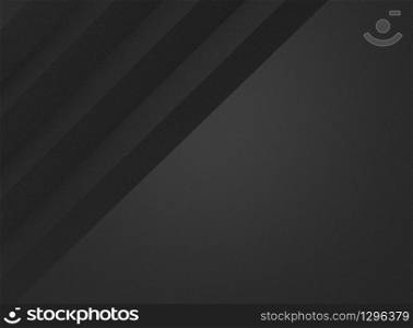 3d rendering. abstract black long panel bars in diagonal way with copy space background
