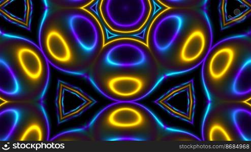 3D Rendering Abstract colorful background bright yellow and blue colors, modern colorful wallpaper. Futuristic backdrop. Digital abstract flowing waves seamless loop animation, moving bent curves. 3D Rendering Abstract colorful background bright yellow blue colors modern colorful wallpaper