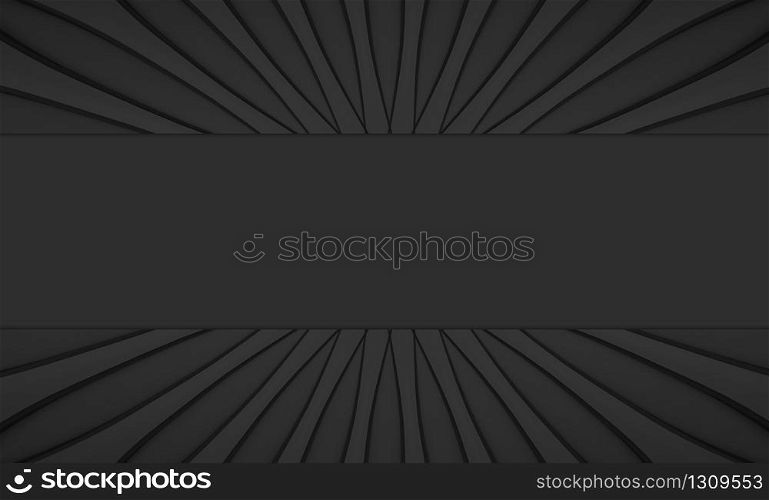 3d rendering. Abstract dark square tile wall floor room wall background .