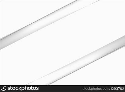3d rendering. abstract gray blank space banner background.