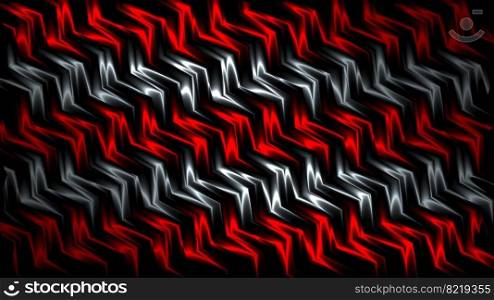 3d Rendering. Abstract red and black light pattern with the gradient. Background black dark modern. Luxurious bright red lines with metallic effect. 3d Rendering. Abstract red and black light pattern with the gradient. Background black dark modern.