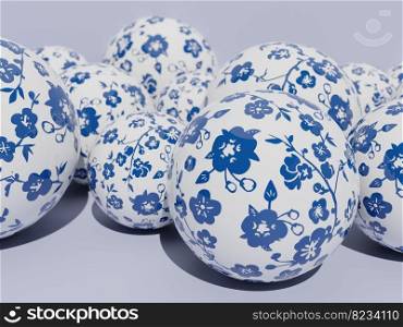 3D Rendering Asian, Chinese, Japanese or Korean Style Porcelain Product Display Background. Shiny for Festive Food, Beverage and Beauty Products.